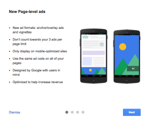 How to Activate Page-level ads in Google Adsense
